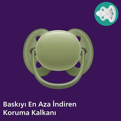 AVENT Ultra Yumuşak 2li Emzik ( 18+ Ay )