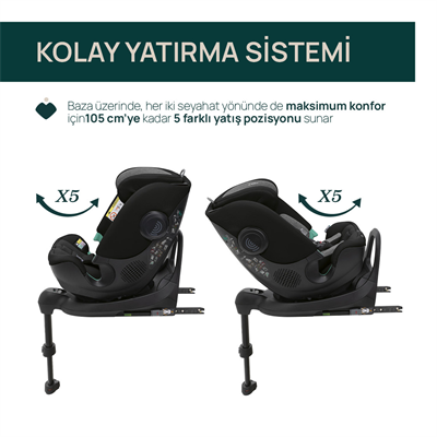 Chicco Fullseat 360 i-size Oto Koltuğu  Black Satın