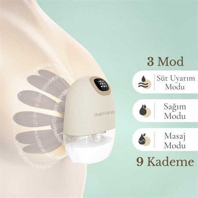 MAMAJOO Gaia Giyilebilir Tekli  Göğüs Pompası 140 ml 27 K