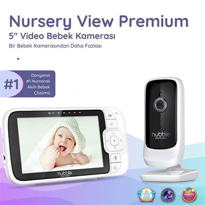 Hubble Nursery View Pro 5 inç Dijital Bebek Kamerası