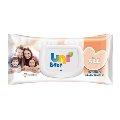 UNI BABY Aile 3lü Islak Mendil ( 52x3 )