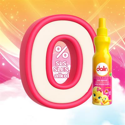 DALİN Badem Yağlı Kolay Tarama Sprey  ( 200 ml )
