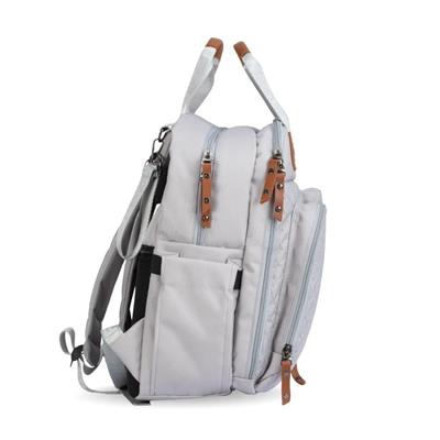 Kraft Lapis Anne&Bebek Bakım Sırt Çantası Açık Gri