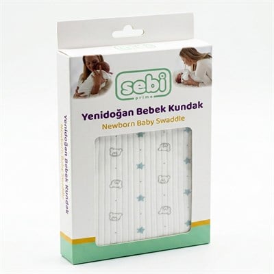 SEBİ PRİME Yıldız Ayıcık Kundak ( Krem )
