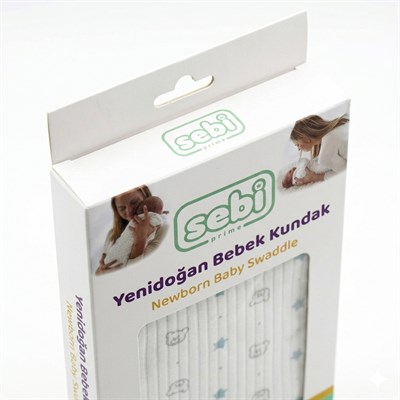 SEBİ PRİME Yıldız Ayıcık Kundak ( Krem )