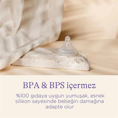 LANSİNOH Natural Wave Biberon & Biberon Emziği Set