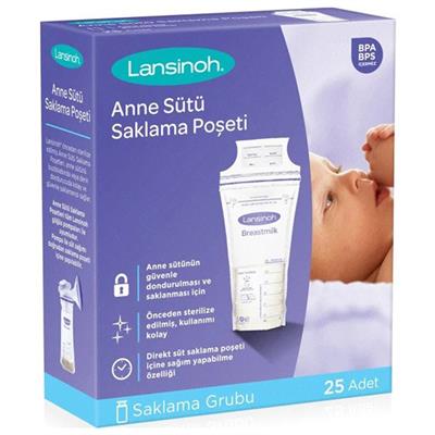 Lansinoh Süt Saklama Poşeti 25 Adet