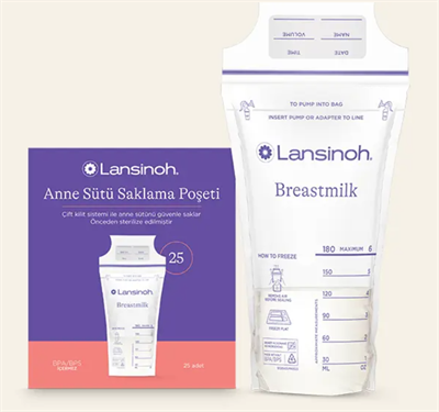 Lansinoh Süt Saklama Poşeti 25 Adet