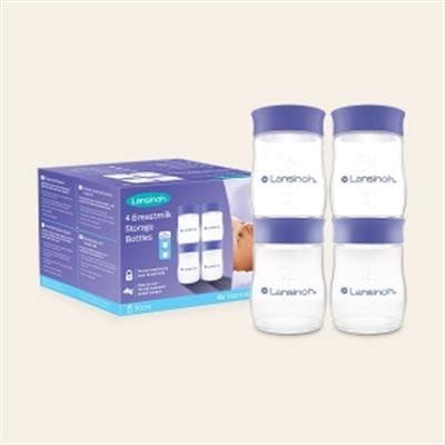 Lansinoh Süt Saklama Şişesi (4 Adet)