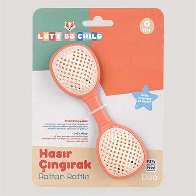 Lets Be Child Hasır Çıngırak Duo ( 2 li )