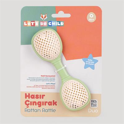 Lets Be Child Hasır Çıngırak Duo ( 2 li )
