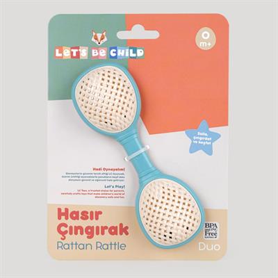 Lets Be Child Hasır Çıngırak Duo ( 2 li )
