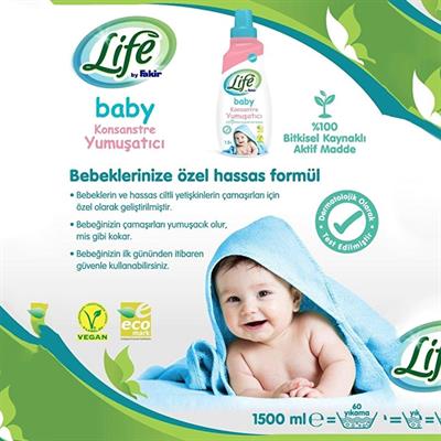 Life By Fakir Baby Konsantre Yumumuşatıcı 1500 ml