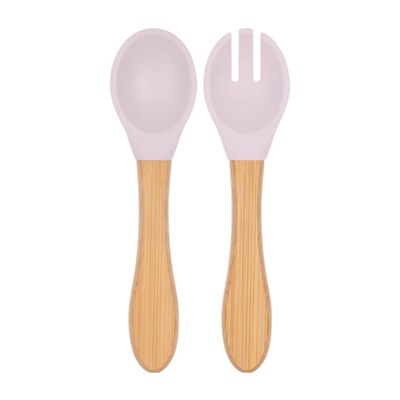 OİOİ Mama Kaşığı + Çatal ( Misty Lilac )