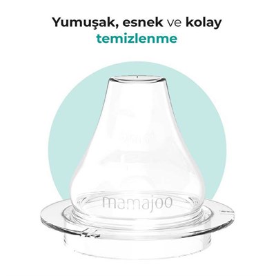 MAMAJOO Akıtmaz Alıştırma Bardağı 160 ML ( Pow Blush ) ( 6 Ay+ )