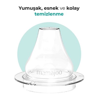 MAMAJOO Akıtmaz Alıştırma Bardağı 160 ML ( Pow Blue ) ( 6 Ay+ )
