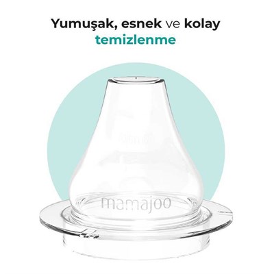 MAMAJOO Akıtmaz  Alıştırma Bardağı 270 ML ( Pow Blush ) ( 9 Ay+ )