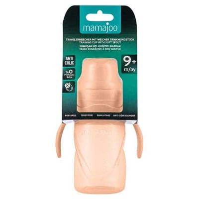 MAMAJOO Akıtmaz  Alıştırma Bardağı 270 ML ( Pow Blush ) ( 9 Ay+ )