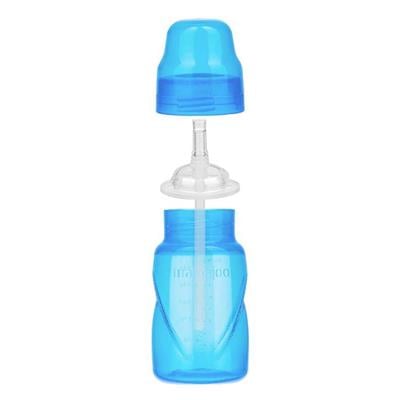 Bardak...Akıtmaz Pipetl 12+ Mavi  270 ml