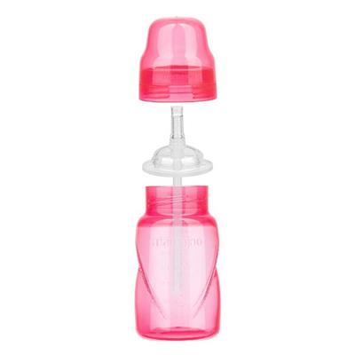 Bardak...Akıtmaz Pipetl 12+ Pembe  270 ml