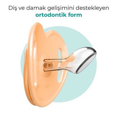 MAMAJOO Damaklı 2li Emzik Set ( Powder Blush ) ( 12 Ay+ )