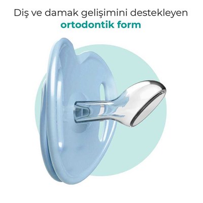 MAMAJOO Damaklı Emzik Seti ( Powder Blue) ( 12 Ay+ )