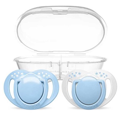 MAMAJOO Damaklı Emzik Seti ( Powder Blue  ) ( 6 Ay )