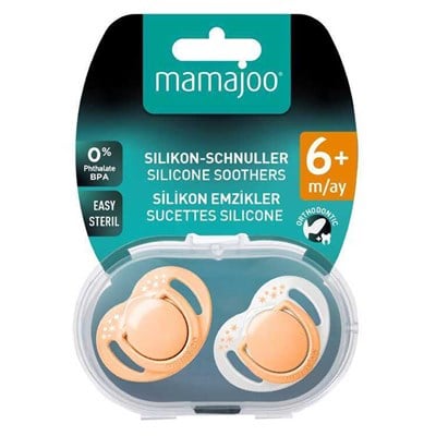 MAMAJOO Damaklı Emzik Seti ( Powder Blush ) (  6 Ay+ )