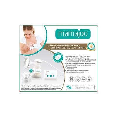 Mamajoo Elektronik USB Tekli Göğüs Pompası+Anne Sütü Saklama Kabı (150ml)