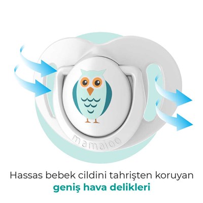 MAMAJOO Emzik Saklama Kutulu (Baykuş) ( 12+ Ay )