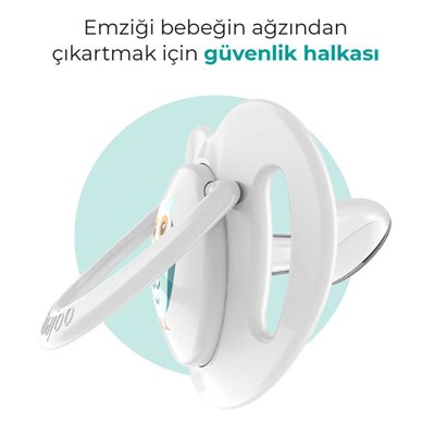 MAMAJOO Emzik Saklama Kutulu (Baykuş) ( 6 Ay+ )