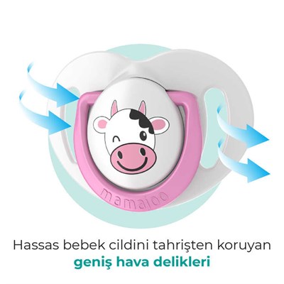 MAMAJOO Emzik Saklama Kutulu (İnek) ( 6 Ay+ )