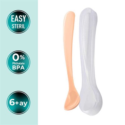 MAMAJOO Kaşık & Çatal Seti ( Pow Blush )( 6 Ay+ )