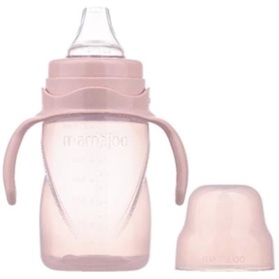 Mamajoo Kulplu Akıtmaz Eğitici Bardak Powder Pink 270 ml (6 Ay+)