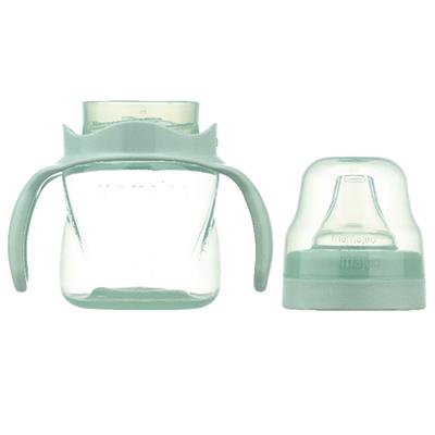 Mamajoo Kulplu Akıtmaz Eğitici Bardak Powder Green 160 ml (6 Ay+)