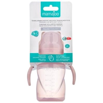 Mamajoo Kulplu Akıtmaz Eğitici Bardak Powder Pink 270 ml (6 Ay+)