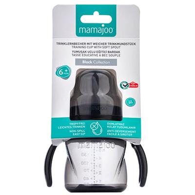 Mamajoo Kulplu Eğitici Bardak Black 160ml (6Ay+)