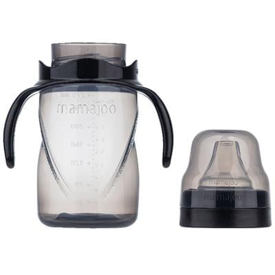 Mamajoo Kulplu Eğitici Bardak Black 270ml (6Ay+)