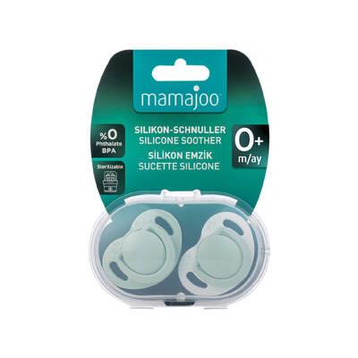 Mamajoo Powder Green Silikon Emzik 2 Li (0 Ay+)