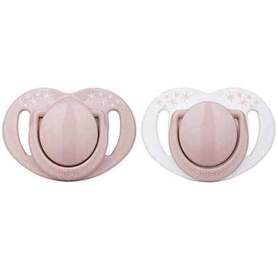 Mamajoo Powder Pink Silikon Emzik 2 Li (6 Ay+)