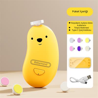 Manikür Set...Muz Model Elektrikli