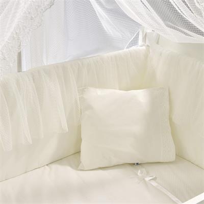 Meltem Smart Mia Anne Yanı Ahşap Sallanır Beşik Beyaz (60x120)