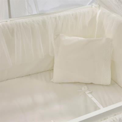 Meltem Smart Mondo Anne Yanı Ahşap Sallanır Beşik Beyaz Ekru (60x120)