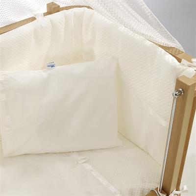Meltem Smart Mood Anne Yanı Ahşap Sallanır Beşik Natural Ekru (50x90)
