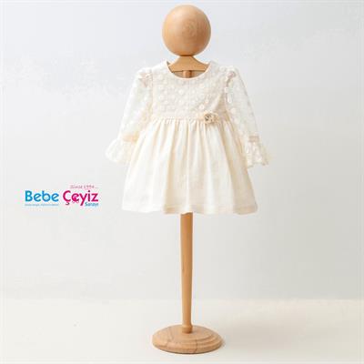 MİOMİNİ Brodeli Tül Elbise