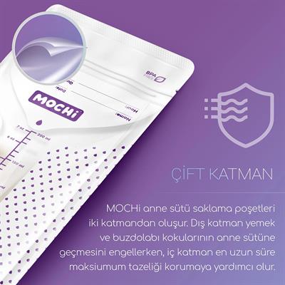 Mochi Anne Sütü Saklama 25li Poşet
