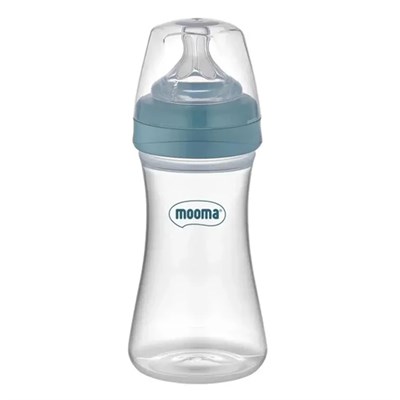 MOOMA Biberon Kindy Hızlı Akış 250 ML Mavi ( 18+ Ay )