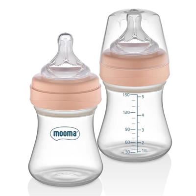 Mooma Kindy Antikolik PP Biberon 150ml (0-6 Ay) Yavaş Akış