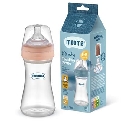 Mooma Kindy Antikolik PP Biberon 250ml (6-18 Ay) Orta Akış