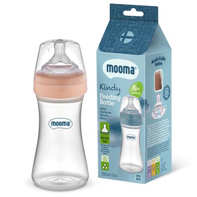 Mooma Kindy Antikolik PP Biberon 250ml (18 Ay+) Hızlı Akış